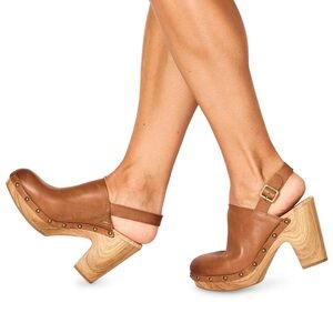 NWOB Kork-Ease Darby Leather Slingback Clog